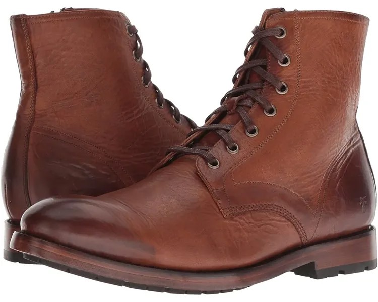 Ботинки Frye Bowery Lace-Up, цвет Cognac Antique Pull-Up