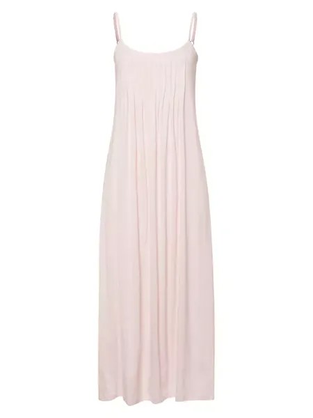 Длинная хлопковая сорочка Juliet со складками Hanro, цвет pink mauve