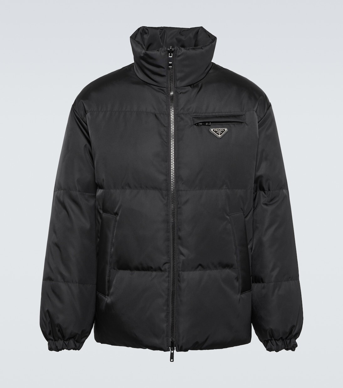 Пуховик Re-Nylon Prada, черный