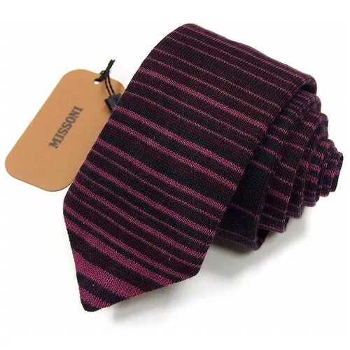 Модный полосатый галстук мужской Missoni 8ZAKXK