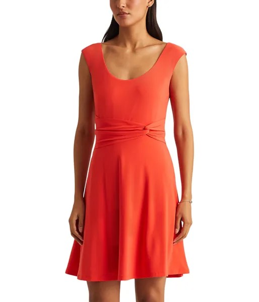 Платье LAUREN Ralph Lauren, Scoop Neck Jersey Dress