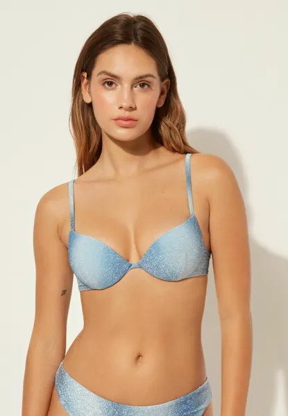 Верх бикини COLORFUL SHADES Calzedonia, синий