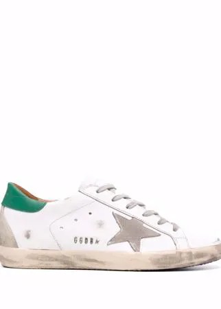 Golden Goose кеды Superstar с эффектом потертости