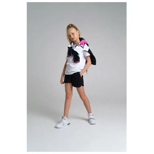 Комплект для занятий спортом для девочки: футболка, шорты, сумка-мешок PlayToday