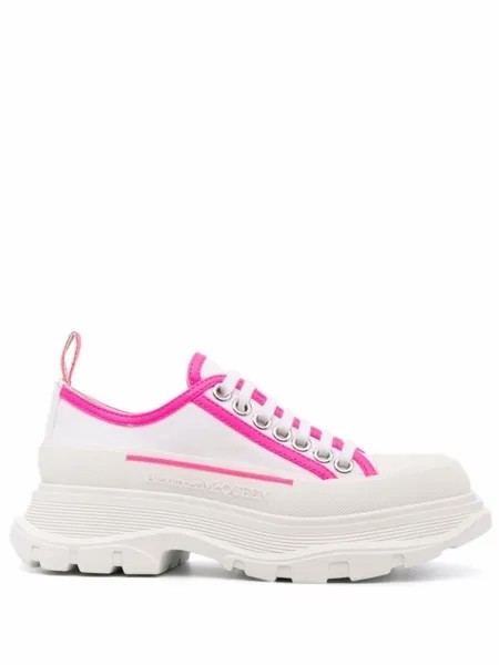 Alexander McQueen кроссовки на массивной подошве, белый