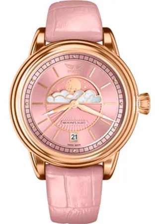 Швейцарские наручные  женские часы Aviator V.1.33.2.258.4. Коллекция Douglas MoonFlight