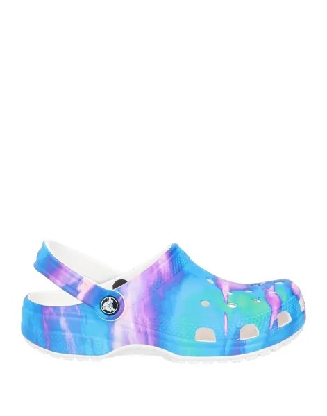 Мюли Crocs, лазурный