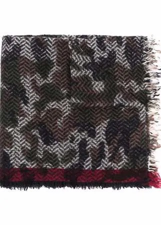 Faliero Sarti шарф с камуфляжным принтом