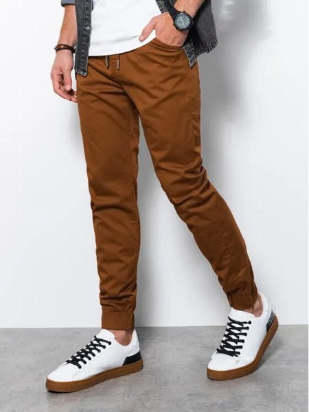 Спортивные брюки regular fit Ombre, коричневый