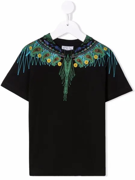 Marcelo Burlon County Of Milan Kids футболка Bandana Wings