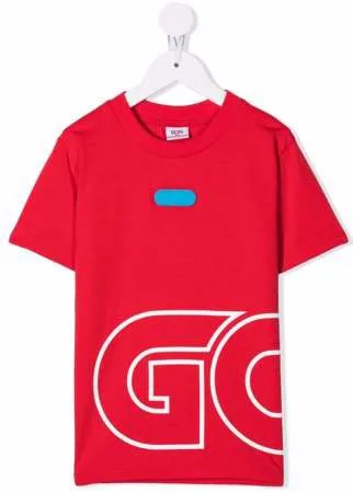 Gcds Kids футболка оверсайз с логотипом