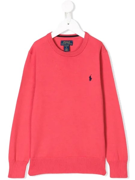 Ralph Lauren Kids свитер с вышивкой логотипа
