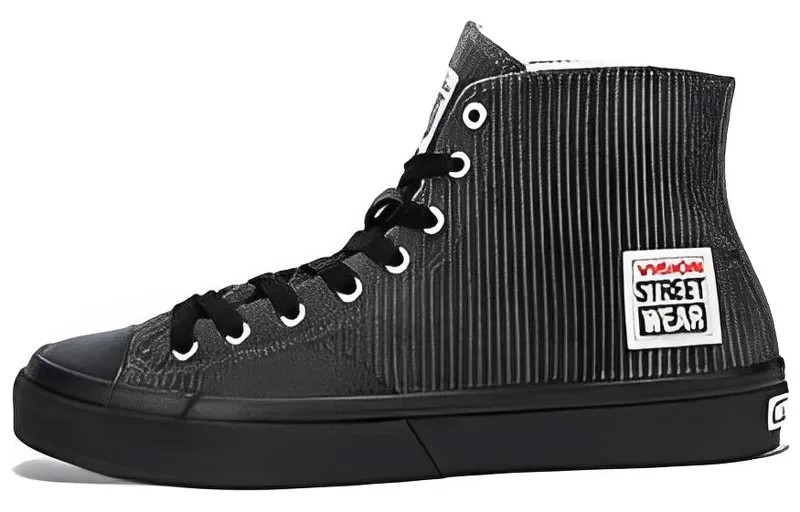 Кеды унисекс высокие черные Vision Street Wear