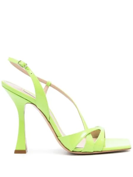 Casadei босоножки Geraldine 110, зеленый