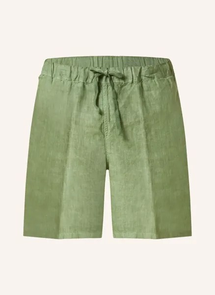 Льняные шорты 120%Lino, зеленый