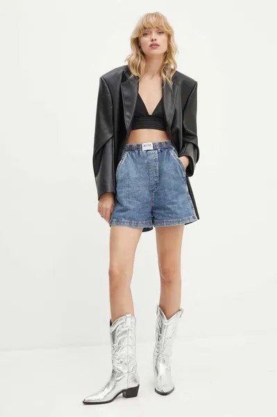 Джинсовые шорты Moschino Jeans, синий
