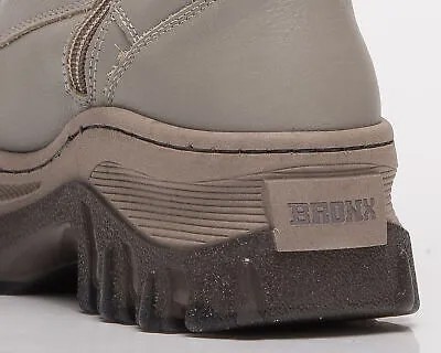 BRONX Jaxstar High Женские серые повседневные ботинки в стиле милитари Обувь для образа жизни Обувь
