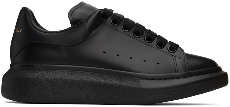 Черные массивные кеды Alexander McQueen