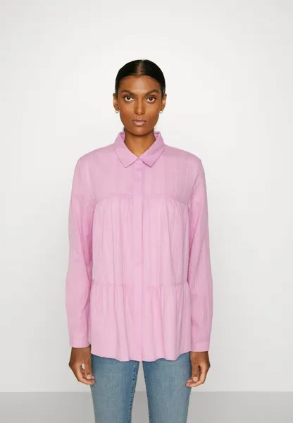 Блузка на пуговицах Esprit, светло-розовый