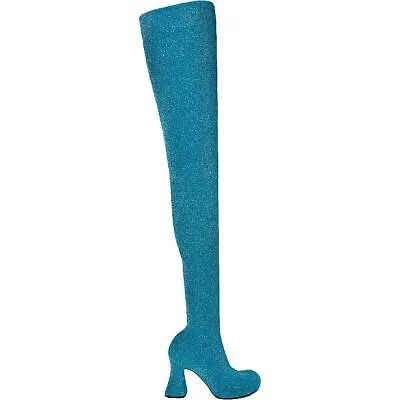 Женские синие сапоги до бедра Stella McCartney 38.5 Medium (B,M) BHFO 5997