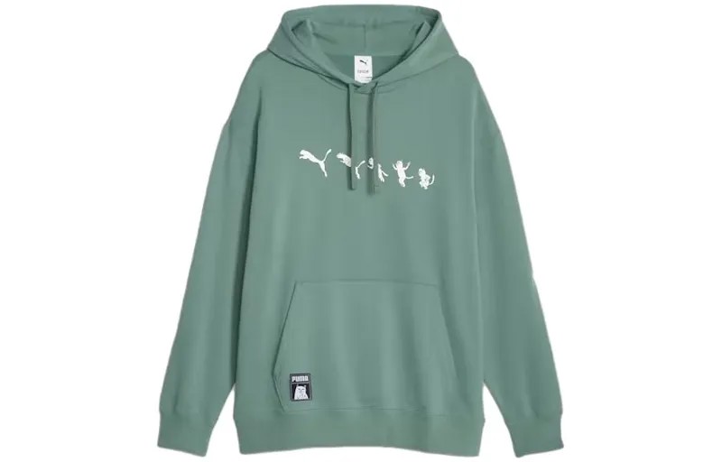 Свитшот X RIPNDIP Co-branded Series для мужчин, цвет эвкалипта Puma, цвет Eucalyptus color