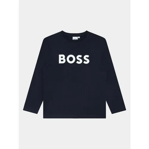 Лонгслив BOSS, размер 14Y [METY], синий