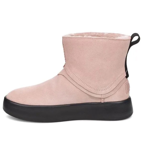 Зимние ботинки классические бутсы с флисовой подкладкой розовые Ugg, розовый