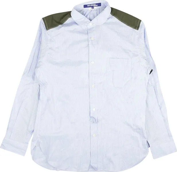 Рубашка Junya Watanabe MAN Long-Sleeve Shirt 'Blue Pinstripe', синий