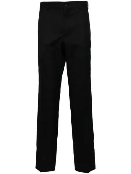Comme des Garçons Homme Deux мини-брюки с шахматным узором, черный