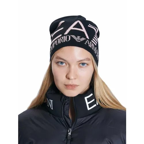 Шапка бини EA7, размер L, черный