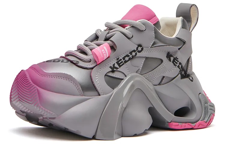 Кроссовки KEDDO 3.0 Chunky Sneakers Unisex Low-top, черный/синий