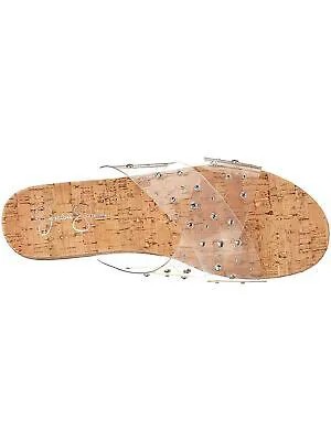 JESSICA SIMPSON Женские прозрачные шлепанцы с круглым носком Tislie, размер 6,5 м