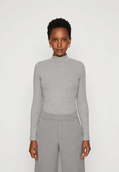 Футболка с длинным рукавом GAP, вересковый серый