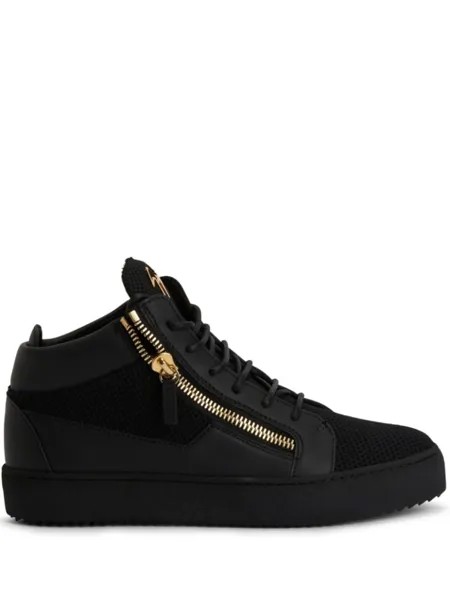 Giuseppe Zanotti кеды Frankie со вставками, черный