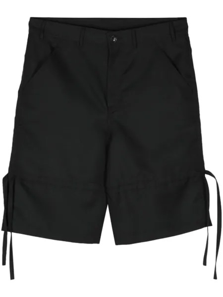 Comme Des Garçons шорты-бермуды с кулиской, черный