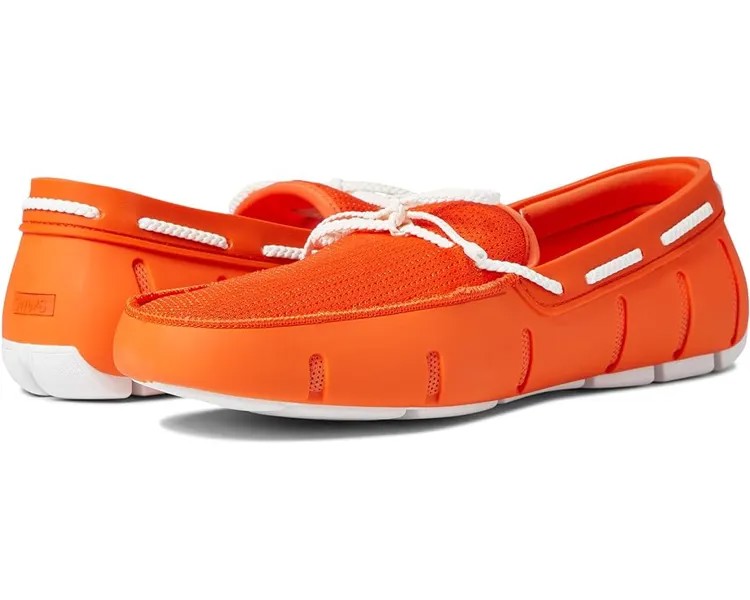 Лоферы SWIMS Braided Lace Loafer, цвет Orange/Coral