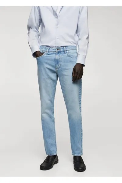 Укороченные джинсы I Model Tapered Mango, синий