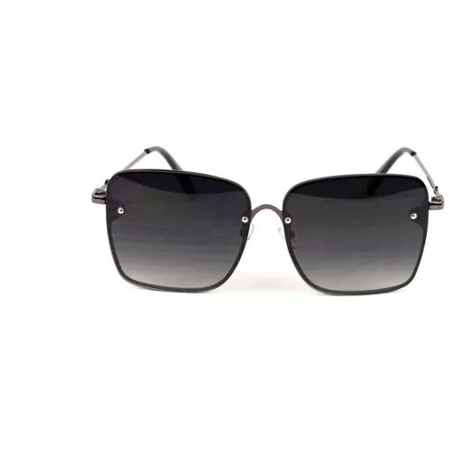 Очки солнцезащитные женские Libellen 118080 с квадратными черными линзами