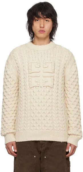 Кремового цвета свитер 4G Givenchy