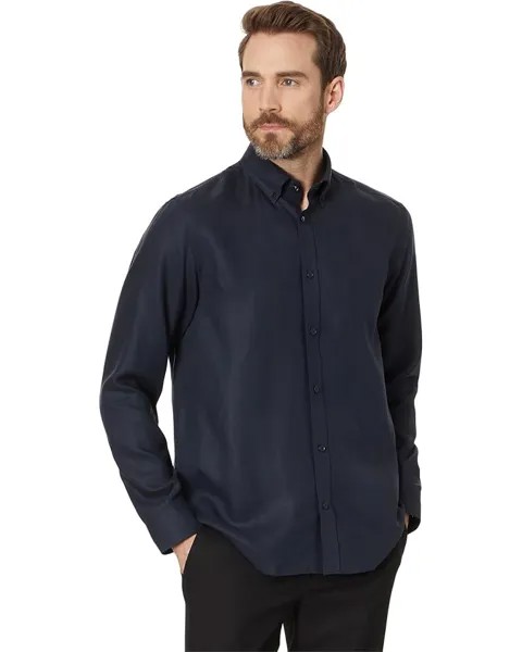 Рубашка Ted Baker Burtonn, темно-синий