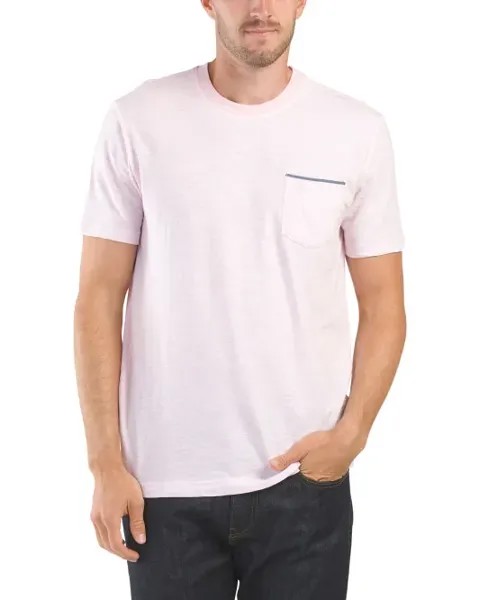 Футболка с карманами из шамбре Original Penguin, розовый