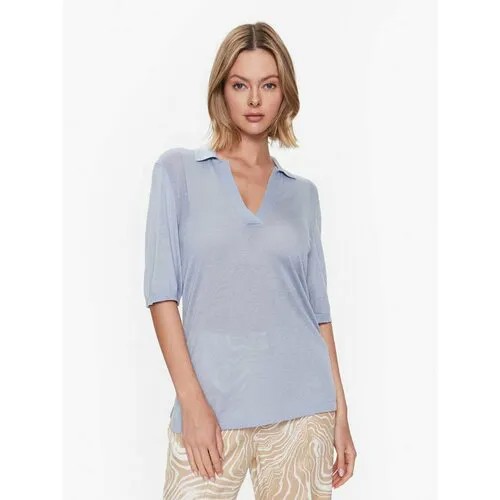 Поло CALVIN KLEIN, размер XS [INT], голубой