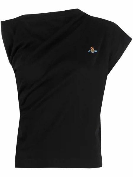 Vivienne Westwood футболка с вышитым логотипом Orb