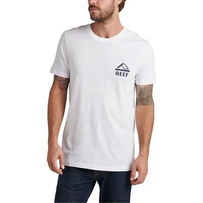 Мужская хлопковая футболка с круглым вырезом и рисунком Reef BHFO 4111