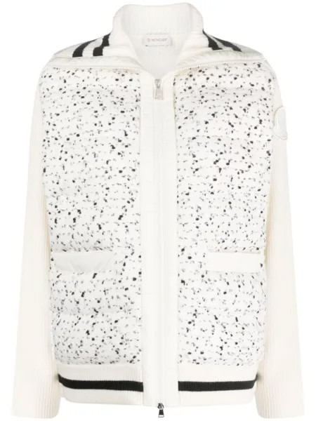 Moncler куртка на молнии, белый