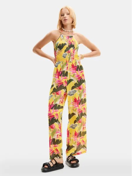Комбинезон стандартного кроя Desigual, желтый