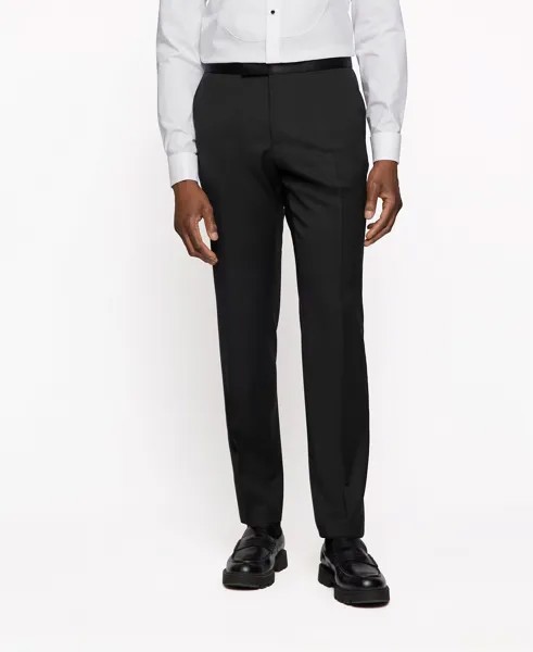 Мужские брюки-смокинги boss Hugo Boss, черный