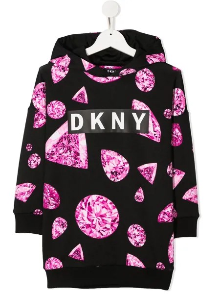 Dkny Kids худи с логотипом
