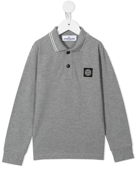 Stone Island Junior рубашка поло с длинными рукавами