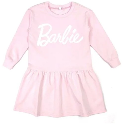 Платье Barbie Extra светло-розовое с логотипом размер 98